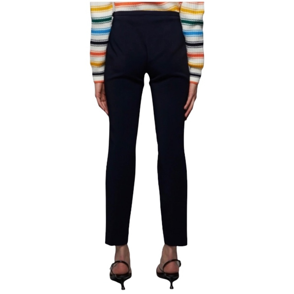 THE ROW Sotto Skinny Cropped Pant, Dark Navy $790 US 2 - Picture 3 of 7